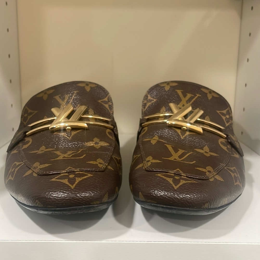 Louis Vuitton Canvas Loafers